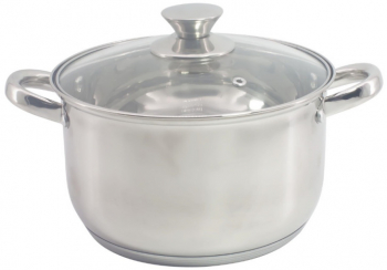 Cratita cu capac Rosberg R51210L22 22 cm 4 5 l Inductie Inox 