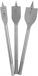 Set 3 burghiu plat pentru lemn Dekton DT80288 