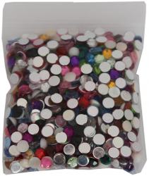 Strasuri acrilice decoratiune 4mm 13 g Mix Vivo