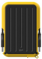 Hard Disk portabil Silicon Power Armor A66 2TB USB 3.0 2.5inch Black-Yellow SP020TBPHD66SS3Y 