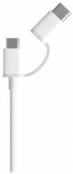 Cablu micro USB - Type C 2 in 1 Xiaomi 100 cm 