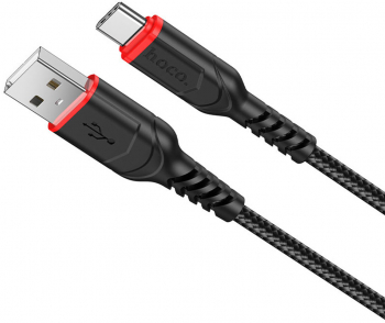 Cablu Type-C Fast Charge 3A la USB-A Hoco X59 1m negru 