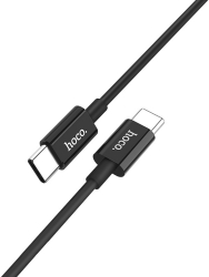Hoco - Cablu de date Skilled X23 - USB Type-C la USB Type-C 15W 3A 1 0 m - Negru 