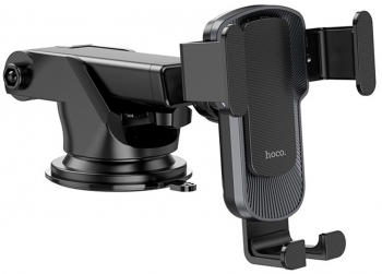 Suport Auto cu Brat Extensibil pentru Bord / Parbriz HOCO CA104 - Negru 