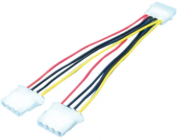 CABLU alimentare LOGILINK adaptor Molex T la 2 x Molex M and CP0001 and 