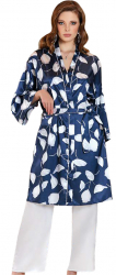 Compleu satin 3108 Bleumarin XL 