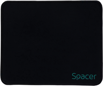 MousePAD SPACER cauciuc si material textil 220 x 180 x 2 mm negru and SP-PAD-S and 