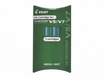 Rezerva Pilot Roller V5/V7 Hi-Tecpoint Reincarcabil Verde 