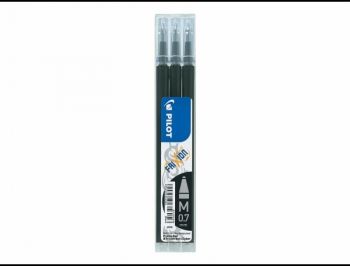 Set 3 rezerve Roller Frixion 0.7Mm 3Buc/Set Pilot Bk 