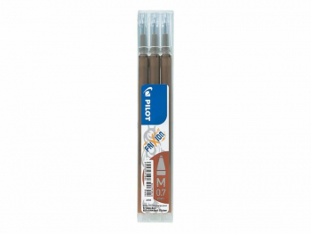 Set 3 rezerve Roller Frixion 0.7Mm 3Buc/Set Pilot Brown 