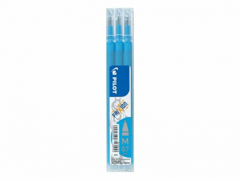 Set 3 rezerve Roller Frixion 0.7Mm 3Buc/Set Pilot Light Blue 