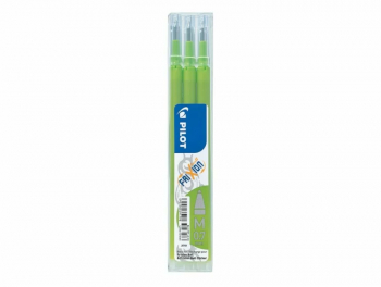 Set 3 rezerve Roller Frixion 0.7Mm 3Buc/Set Pilot Light Green 