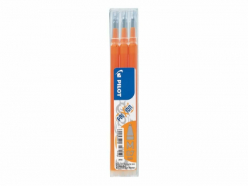 Set 3 rezerve Roller Frixion 0.7Mm 3Buc/Set Pilot Orange 