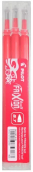 Set 3 rezerve Roller Frixion 0.7Mm 3Buc/Set Pilot Rosu 