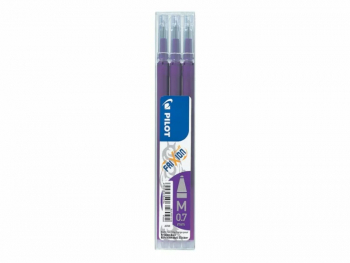 Set 3 rezerve Roller Frixion 0.7Mm 3Buc/Set Pilot Violet 