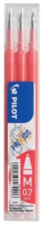 Set 3 rezerve roller Pilot Frixion Ball 0.7 mm Roz Coral 