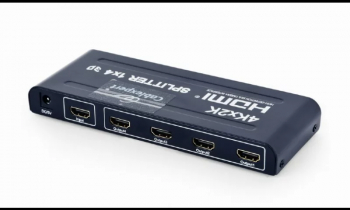 SPLITTER video GEMBIRD split HDMI la 4 monitoare conector 1 HDMI M conector 2 HDMI M x 4 and DSP-4PH4-02 and 