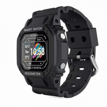 Ceas Smartwatch Techstar® i2 0.96 inch LCD Bluetooth 4.0 Monitorizare Puls Tensiune Somn Alerte Sedenta 