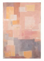 Tablou canvas abstract multicolor Talent 100x3.5x150 cm 