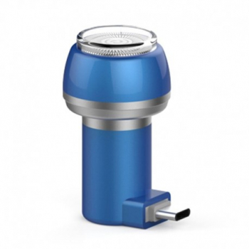 Aparat de Ras Techstar® VSH101 Lama Dubla Portabil USB Type-C Albastru