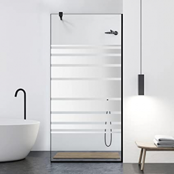 Paravan dus walk-in Aqua Roy Black model Multiline incolor 70x195 cm sticla 8 mm clara securizata anticalcar 