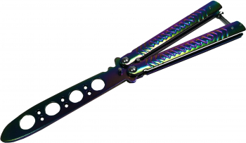 Briceag de antrenament otel inoxidabil Rainbow Scales multicolor 21.5 cm 