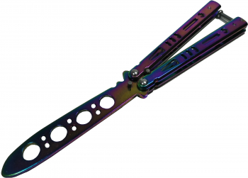 Briceag de antrenament otel inoxidabil Rainbow Training multicolor 21.5 cm 