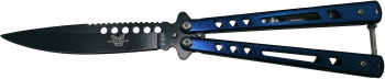 Briceag fluture Sea Blade otel inoxidabil albastru 22 cm 