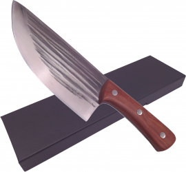 Cutit de vanatoare IdeallStore® lucrat manual Destiny Blade 31.5 cm otel inoxidabil maro 