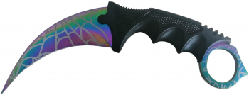 Cutit-Karambit Rainbow Web 18.5 cm multicolor 