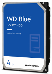 Hard Disk Western Digital Blue 4TB, SATA3, 256MB, 3.5inch WD40EZAX 