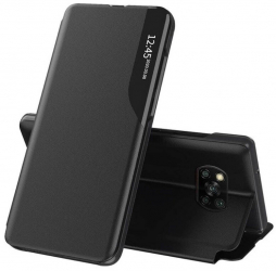 Husa de protectie compatibila cu Xiaomi Poco X3 Pro/X3 NFC/X3 Piele ecologica Negru