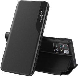 Carcasa de protectie compatibila cu Xiaomi Redmi 10/10 2022 Piele ecologica Negru 
