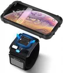 Husa brat alergare universala telefon Armband C2041 Negru 