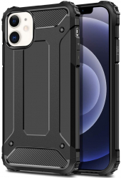 Husa de protectie compatibila cu iPhone 12/Pro PC Negru 
