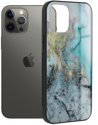 Husa de protectie compatibila cu iPhone 12 Pro Max PC Bleu