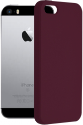 Husa de protectie compatibila cu iPhone 5/ 5s/ SE Soft Silicon Violet 