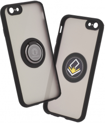 Husa Cu Grad Ridicat de Protectie pentru iPhone 6/ 6S Sleek Defense B3639 Thermoresistant plastic Intense Darkness 