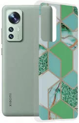 Husa Cu Grad Ridicat de Protectie pentru Xiaomi 12/12X Premium B3275 Thermoresistant plastic Verde Hex 