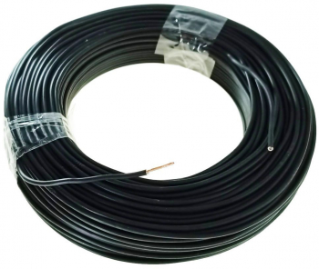 Rola conductor electric 2.5 mmp din cupru 100 m FE-40912-BK negru 