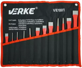 Set dornuri si dalti 12 elemente otel calit V87001 Verke 