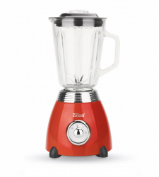 Blender RETRO Zilan ZLN7057 Rosu capacitate 1.5 L putere 500W lame din otel 