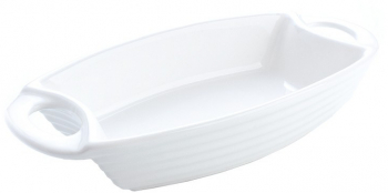 Platou cu Manere 34 cm Ceramica termorezistenta pentru cuptor Alb 