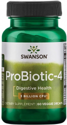 Swanson Probiotic - 4 - 3 miliarde CFU - 60 capsule 