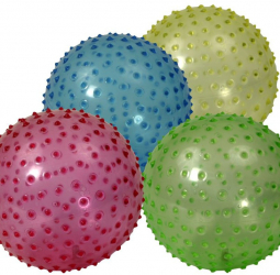 Minge gonflabila transparenta 23 cm 4 culori 