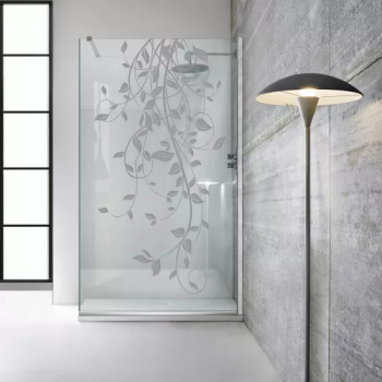 Paravan dus walk-in Aqua Roy INOX model Dance incolor 100x195 cm sticla 8 mm clara securizata anticalcar 