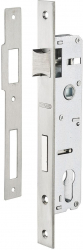 Broasca usa intrare ingropata 25 x 85 mm pt. cilindru profil european contraplaca inox zincat - potrivita pt. usa termopan THIRARD 
