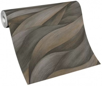 Tapet modern model cu valuri maro gri dormitor living baie hol Casual Chic 10257-10 