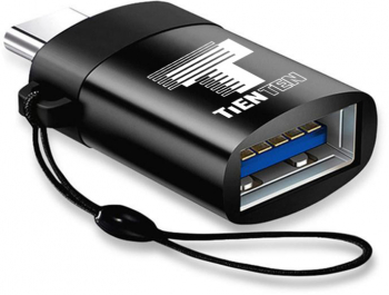Adaptor OTG USB-C la USB 3.0 Tienten USB Type C USB-A negru 