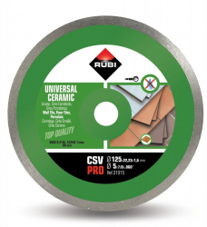 Disc diamantat pt. placi ceramice 125mm CSV 125 Pro - RUBI-31915